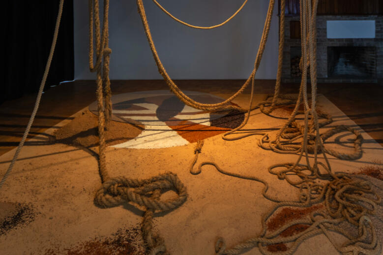 Between Cracks, Roots and Hidden Territories, 2025. Installation, Marli Matsumoto Arte Contemporânea, São Paulo, Brazil. Photo by Leka Mendes